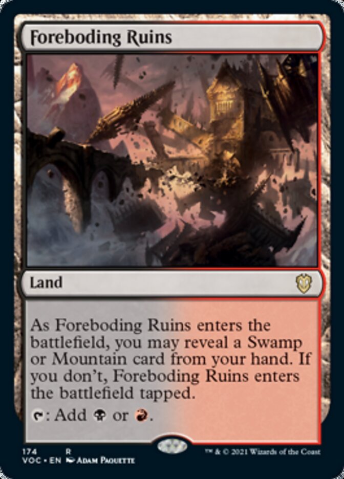 Foreboding Ruins [Innistrad: Crimson Vow Commander] | Cracking-Singles