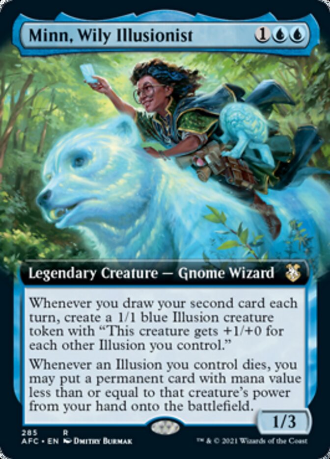 Minn, Wily Illusionist (Extended) [Dungeons & Dragons: Adventures in the Forgotten Realms Commander] | Cracking-Singles