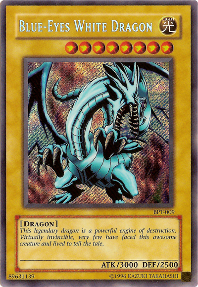 Blue-Eyes White Dragon [BPT-009] Secret Rare | Cracking-Singles