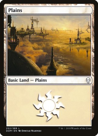 Plains (252) [Dominaria] | Cracking-Singles