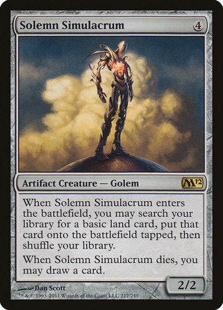 Solemn Simulacrum [Magic 2012] | Cracking-Singles