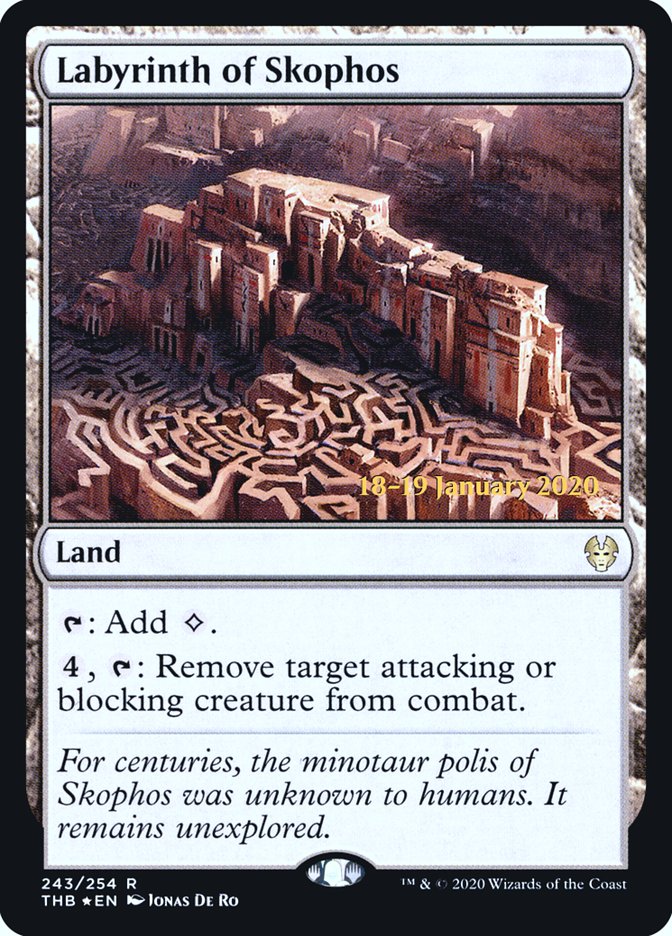 Labyrinth of Skophos [Theros Beyond Death Prerelease Promos] | Cracking-Singles