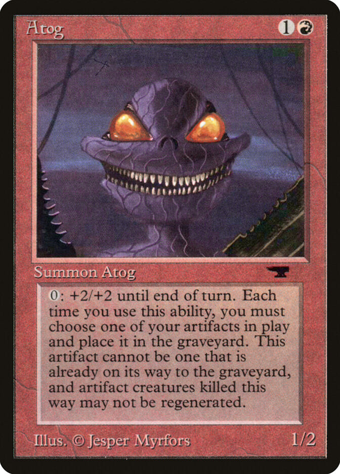 Atog (Misprinted) [Antiquities] | Cracking-Singles