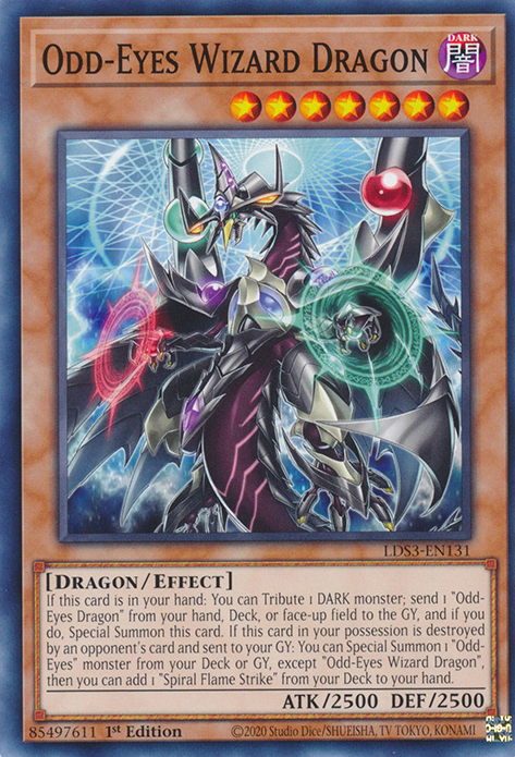 Odd-Eyes Wizard Dragon [LDS3-EN131] Common | Cracking-Singles