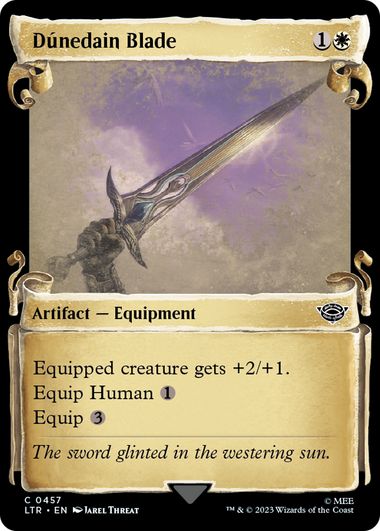 Dunedain Blade [The Lord of the Rings: Tales of Middle-Earth Showcase Scrolls] | Cracking-Singles