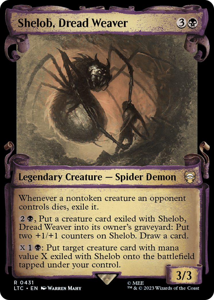 Shelob, Dread Weaver [The Lord of the Rings: Tales of Middle-Earth Commander Showcase Scrolls] | Cracking-Singles