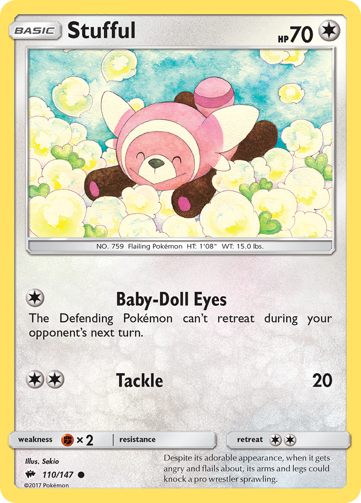Stufful (110/147) [Sun & Moon: Burning Shadows] | Cracking-Singles