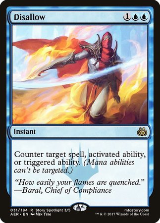 Disallow [Aether Revolt] | Cracking-Singles