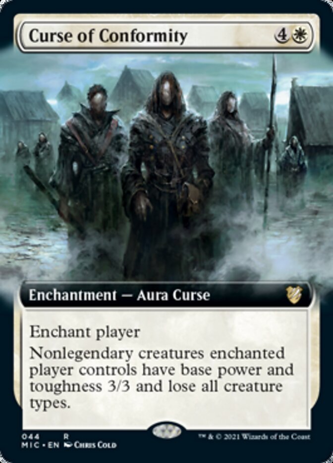 Curse of Conformity (Extended) [Innistrad: Midnight Hunt Commander] | Cracking-Singles