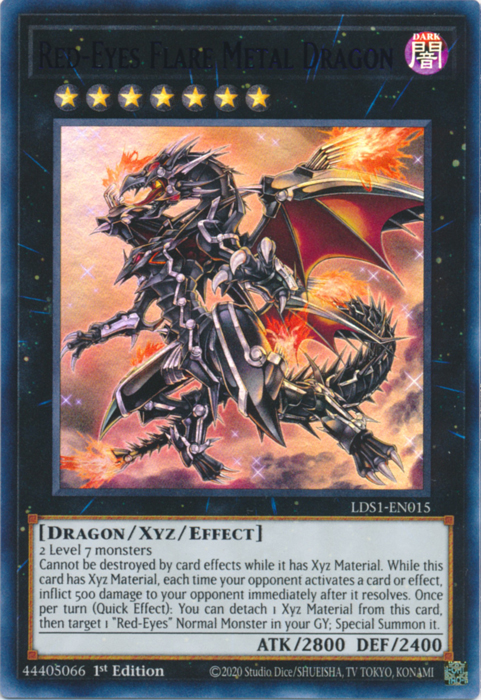 Red-Eyes Flare Metal Dragon (Purple) [LDS1-EN015] Ultra Rare | Cracking-Singles