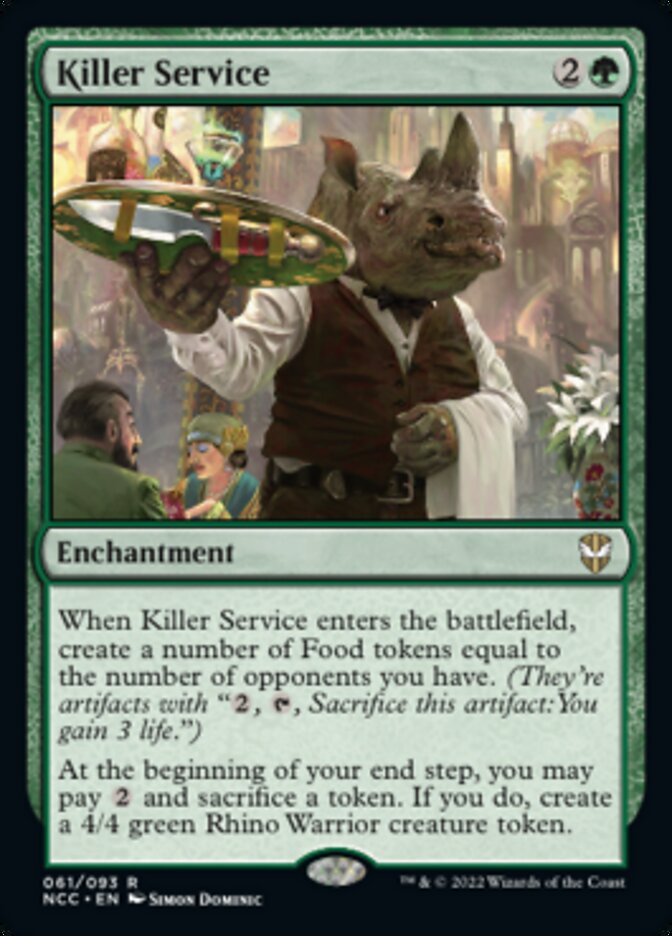 Killer Service [Streets of New Capenna Commander] | Cracking-Singles