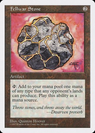 Fellwar Stone [Fifth Edition] | Cracking-Singles
