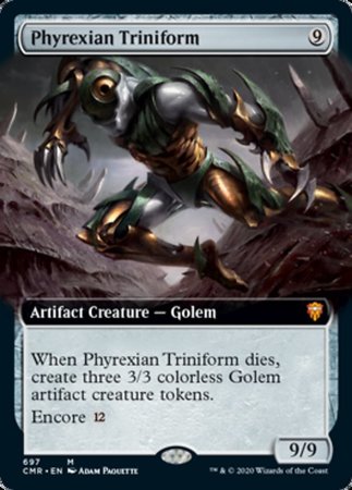 Phyrexian Triniform (Extended Art) [Commander Legends] | Cracking-Singles
