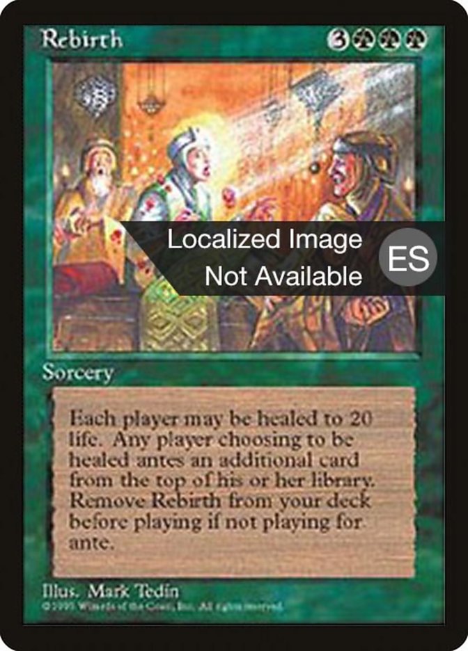 Rebirth [Fourth Edition (Foreign Black Border)] | Cracking-Singles