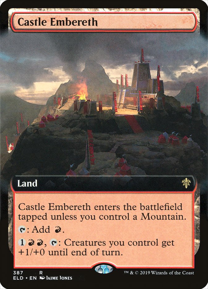 Castle Embereth (Extended Art) [Throne of Eldraine] | Cracking-Singles