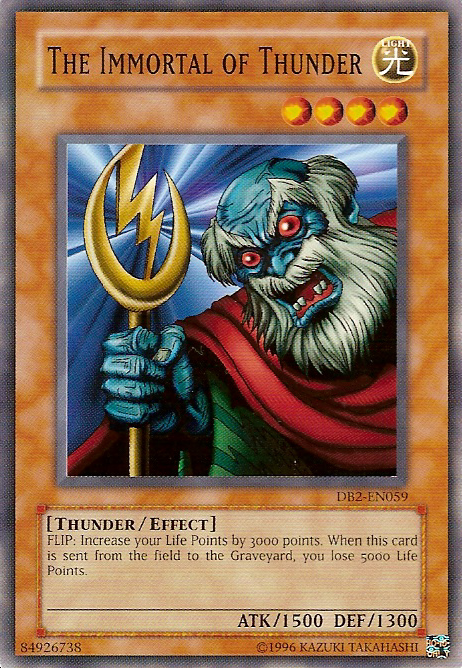 The Immortal of Thunder [DB2-EN059] Common | Cracking-Singles