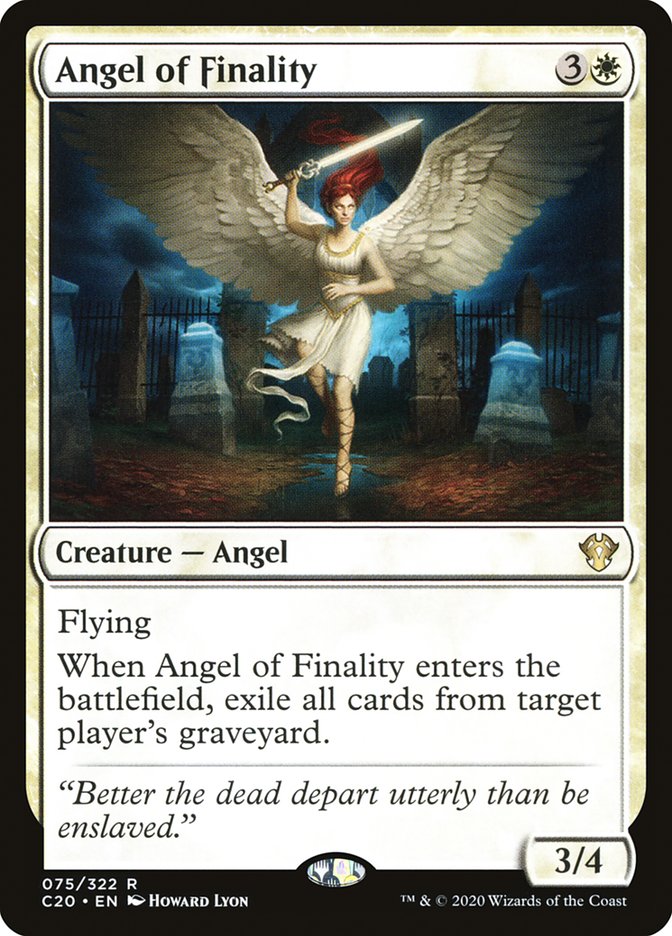 Angel of Finality [Commander 2020] | Cracking-Singles
