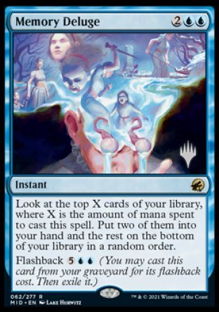 Memory Deluge (Promo Pack) [Innistrad: Midnight Hunt Promos] | Cracking-Singles