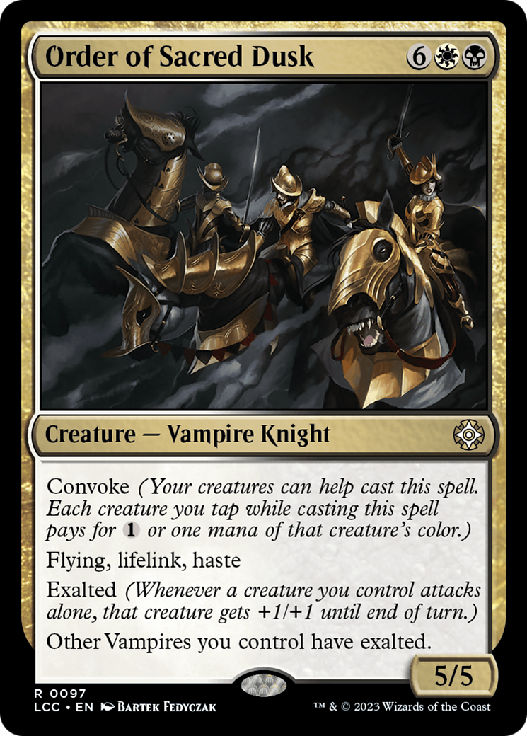 Order of Sacred Dusk [The Lost Caverns of Ixalan Commander] | Cracking-Singles