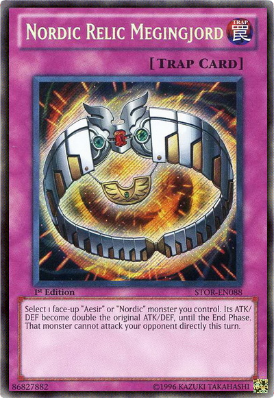 Nordic Relic Megingjord [STOR-EN088] Secret Rare | Cracking-Singles