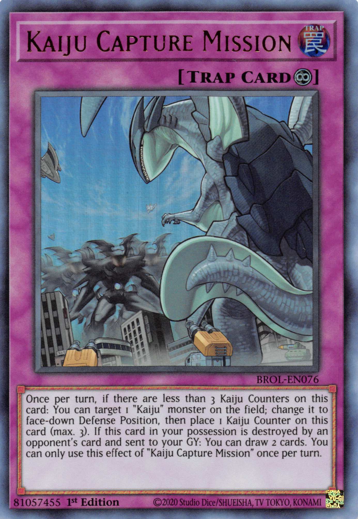 Kaiju Capture Mission [BROL-EN076] Ultra Rare | Cracking-Singles