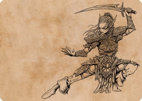 Lae'zel, Vlaakith's Champion Art Card [Commander Legends: Battle for Baldur's Gate Art Series] | Cracking-Singles