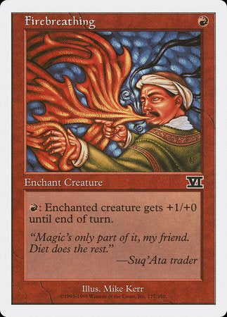Firebreathing [Classic Sixth Edition] | Cracking-Singles
