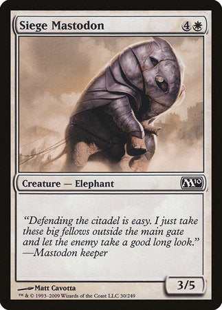 Siege Mastodon [Magic 2010] | Cracking-Singles