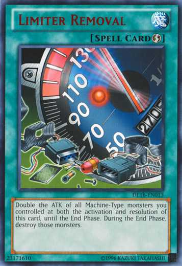Limiter Removal (Red) [DL16-EN013] Rare | Cracking-Singles