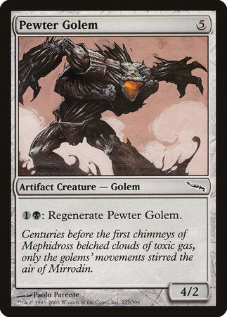 Pewter Golem [Mirrodin] | Cracking-Singles