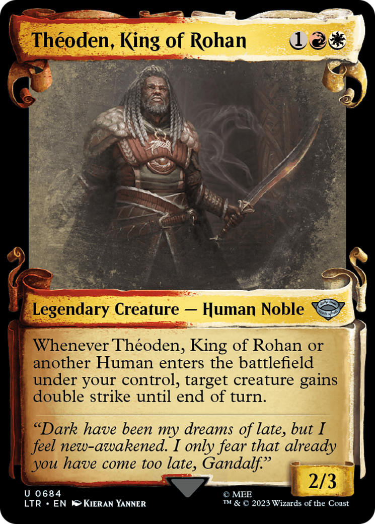 Theoden, King of Rohan [The Lord of the Rings: Tales of Middle-Earth Showcase Scrolls] | Cracking-Singles
