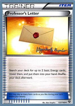 Professor's Letter (123/146) (Primal Groudon - Alejandro Ng-Guzman) [World Championships 2015] | Cracking-Singles