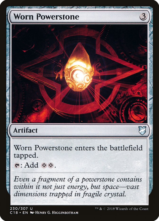 Worn Powerstone [Commander 2018] | Cracking-Singles