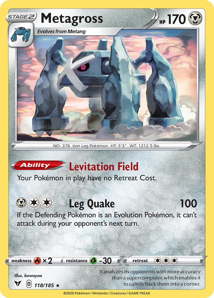 Metagross (118/185) [Sword & Shield: Vivid Voltage] | Cracking-Singles