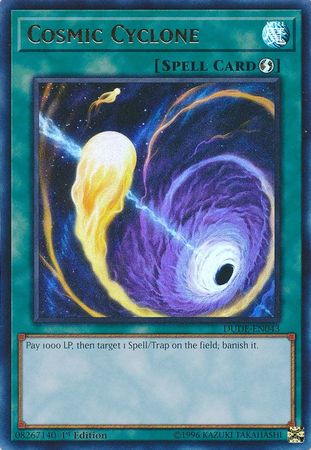 Cosmic Cyclone [DUDE-EN043] Ultra Rare | Cracking-Singles