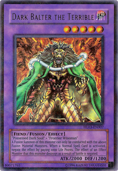 Dark Balter the Terrible [HL03-EN007] Parallel Rare | Cracking-Singles