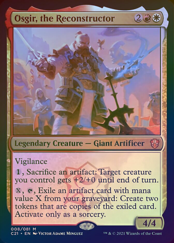 Osgir, the Reconstructor (Display Commander) [Commander 2021] | Cracking-Singles