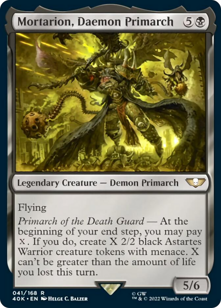 Mortarion, Daemon Primarch [Universes Beyond: Warhammer 40,000] | Cracking-Singles