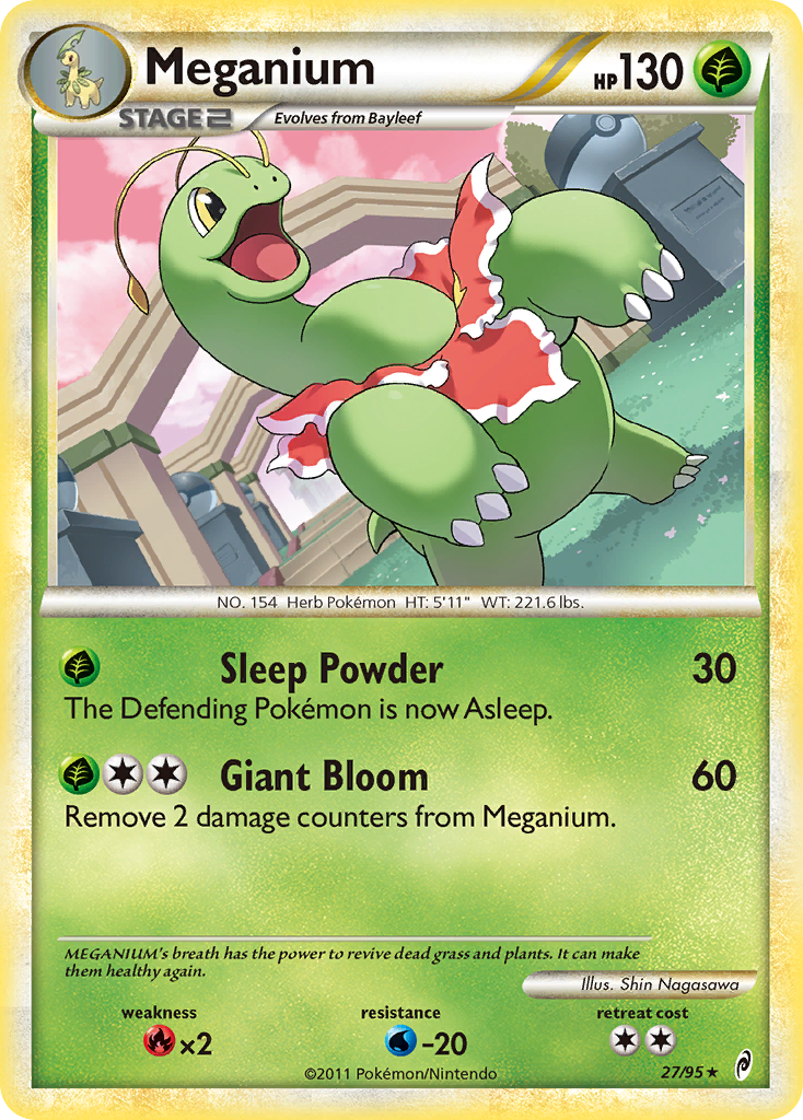 Meganium (27/95) [HeartGold & SoulSilver: Call of Legends] | Cracking-Singles