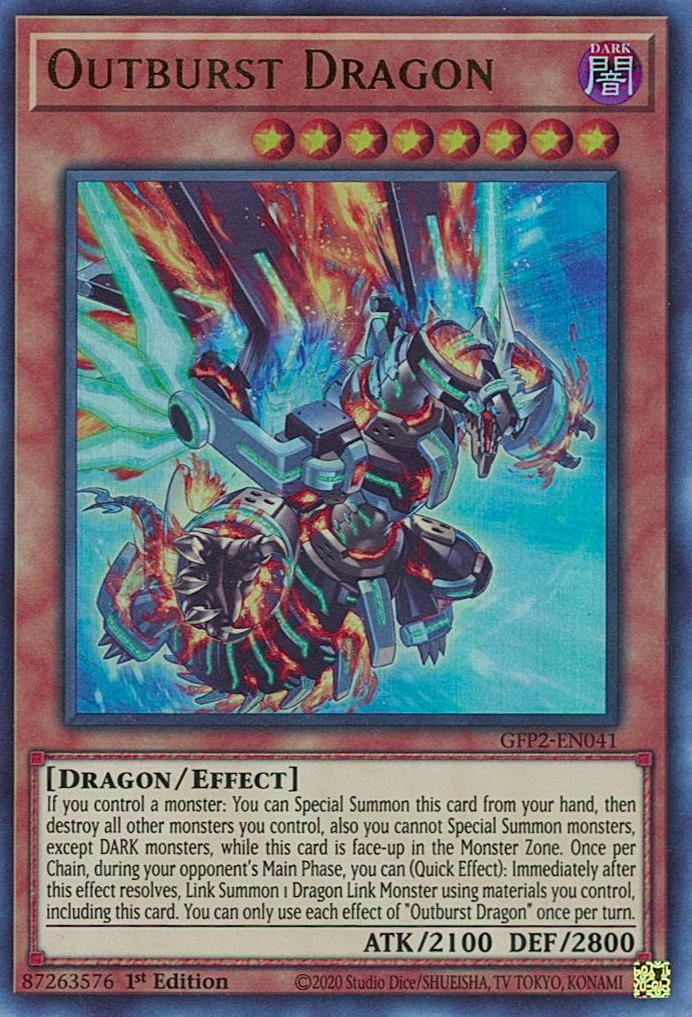 Outburst Dragon [GFP2-EN041] Ultra Rare | Cracking-Singles