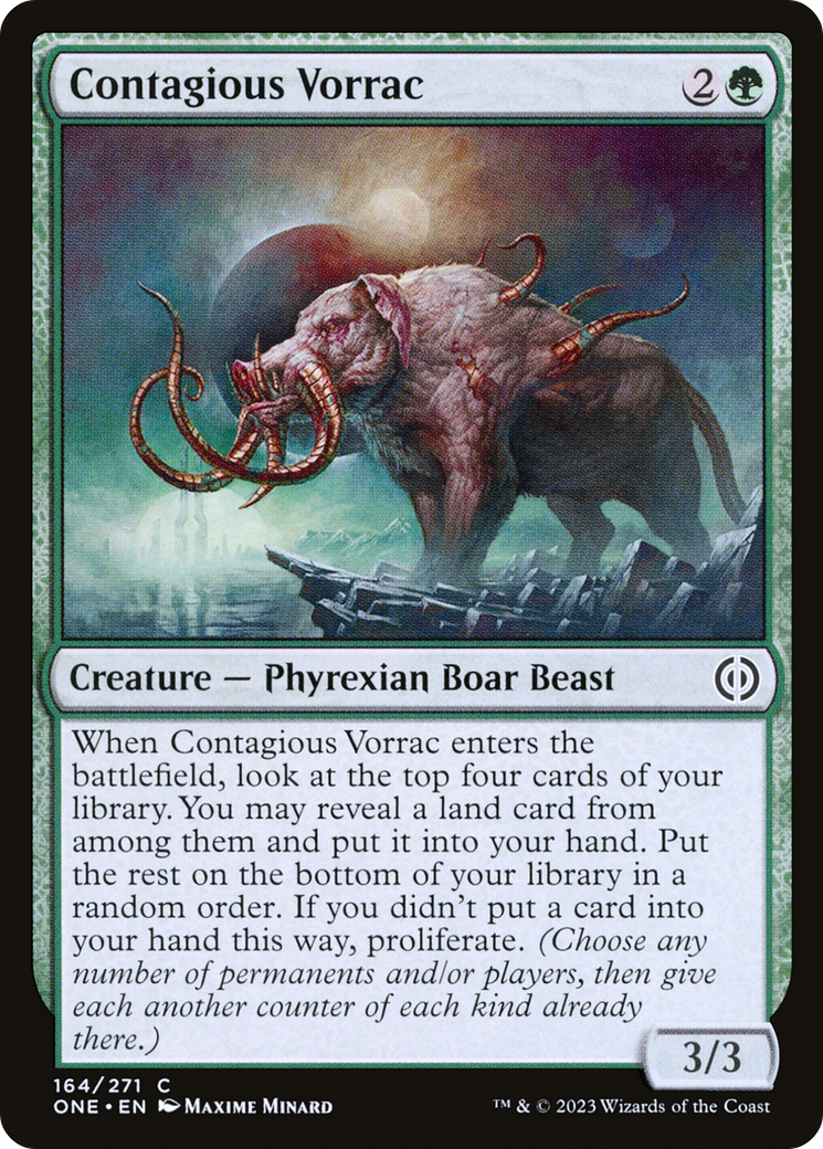 Contagious Vorrac [Phyrexia: All Will Be One] | Cracking-Singles