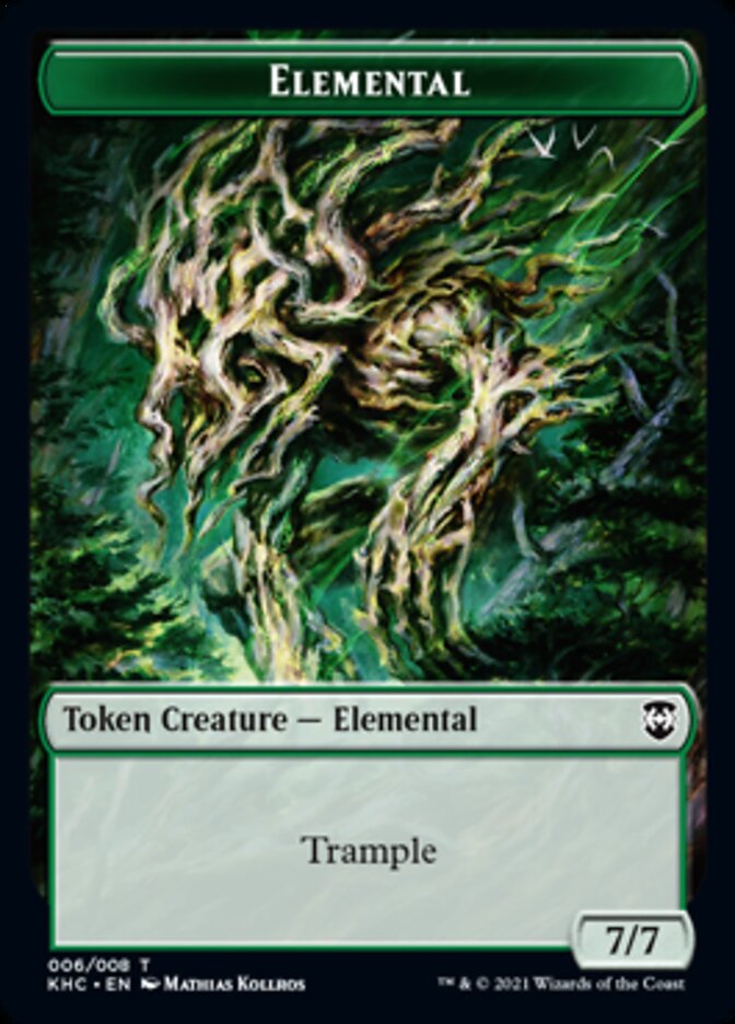 Elemental [Kaldheim Commander Tokens] | Cracking-Singles