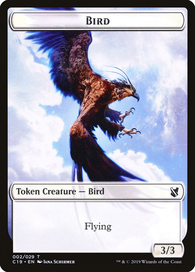 Bird (002/029) [Commander 2019 Tokens] | Cracking-Singles