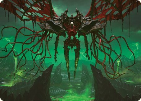 Archfiend of the Dross Art Card [Phyrexia: All Will Be One Art Series] | Cracking-Singles