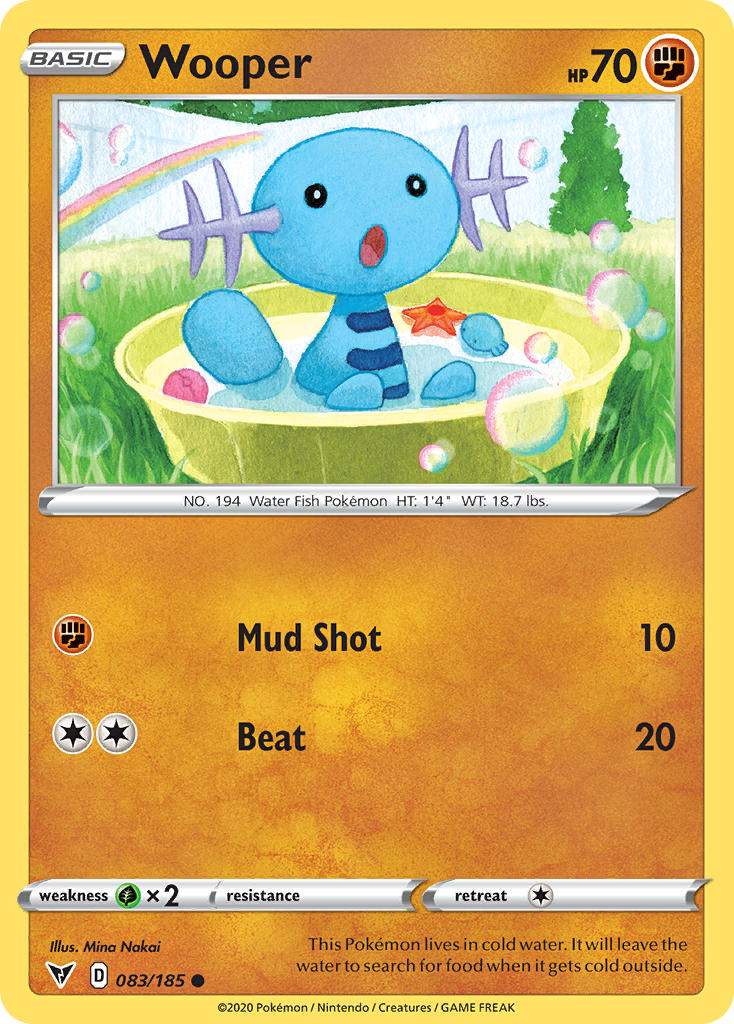 Wooper (083/185) [Sword & Shield: Vivid Voltage] | Cracking-Singles