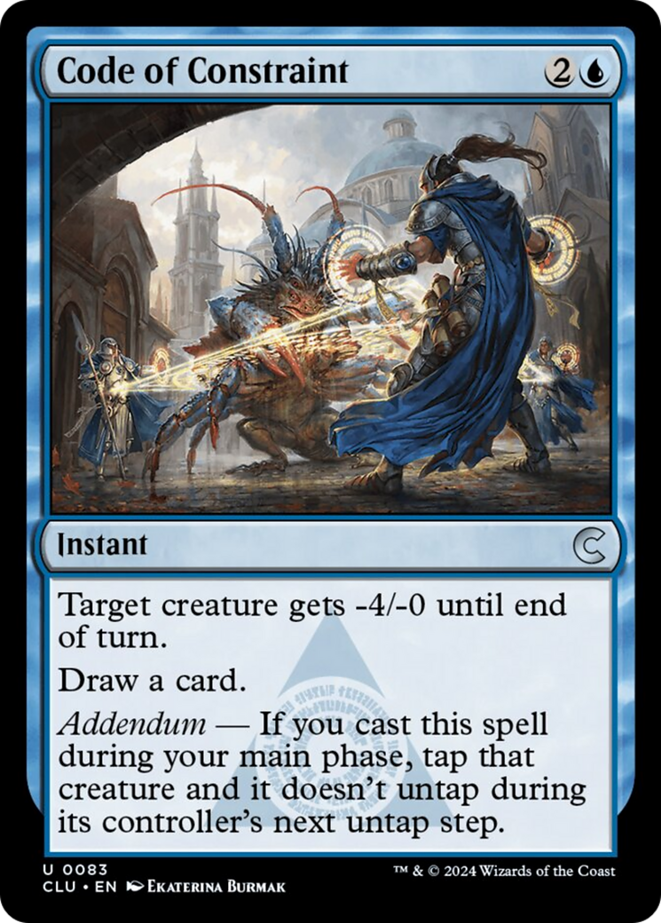 Code of Constraint [Ravnica: Clue Edition] | Cracking-Singles