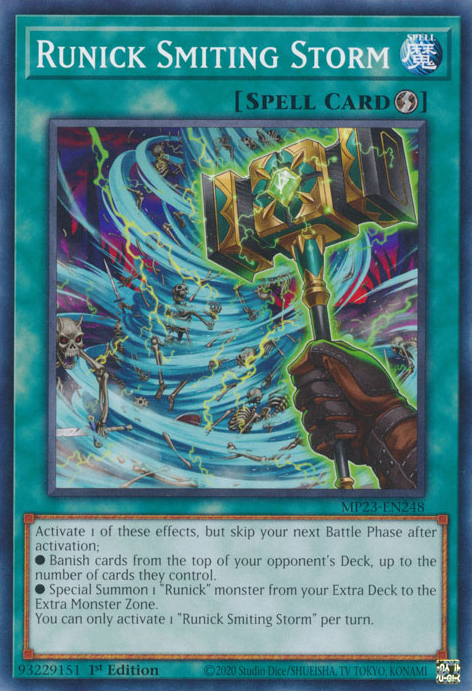 Runick Smiting Storm [MP23-EN248] Common | Cracking-Singles