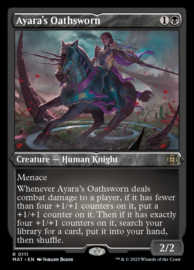 Ayara's Oathsworn (Foil Etched) [March of the Machine: The Aftermath] | Cracking-Singles