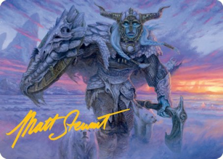 Frost Giant Art Card (Gold-Stamped Signature) [Dungeons & Dragons: Adventures in the Forgotten Realms Art Series] | Cracking-Singles