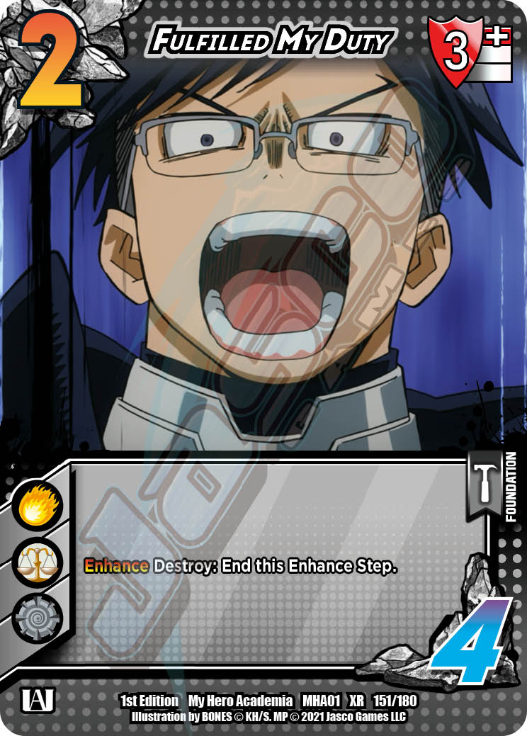 Fulfilled My Duty [Series 1 XR] | Cracking-Singles